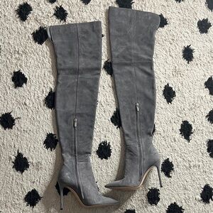 Gianvito Rossi size 37 gray Over-the-Knee Boots
